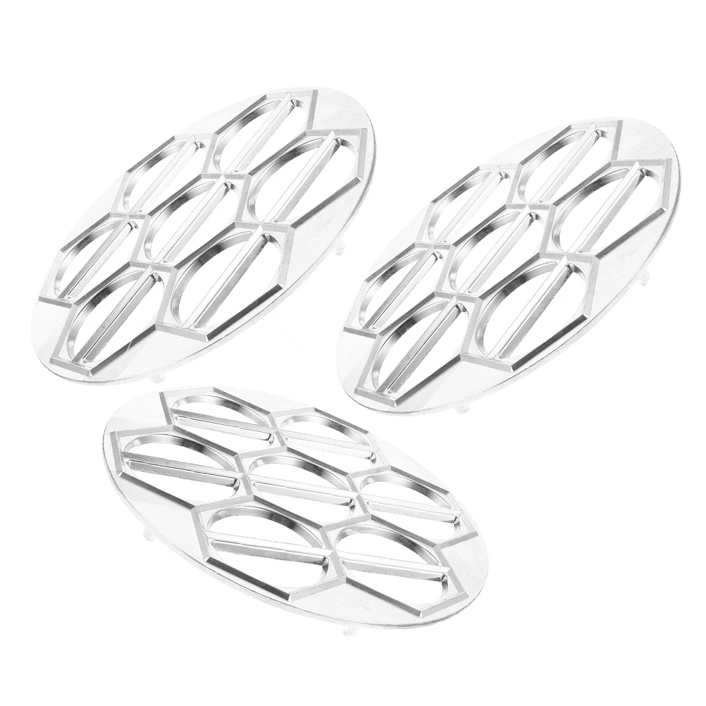 

3Pcs Dumpling Maker Russian Ravioli Mold 14 Holes Aluminium Press Lazy Dumpling Maker Tool
