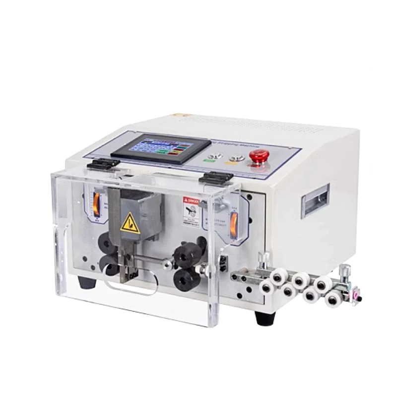 12 Square Touch Screen Round Sheathed Wire Stripping Machine Automatic Wire Stripping Bending Machine and Peeling Machine