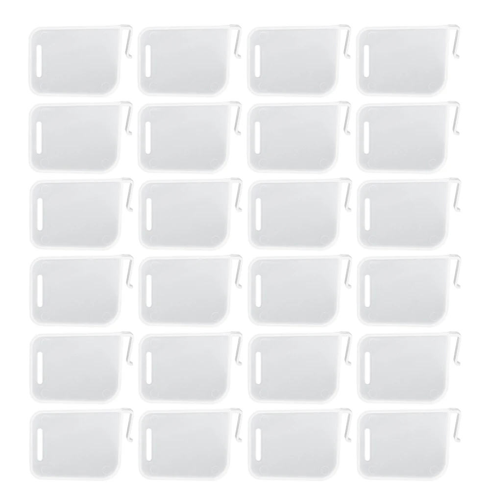 

100 pcs Refrigerator Storage Partition Organizer Retractable Divider Clips For Fridge Drawer Freezer Side Door Pp Accessories