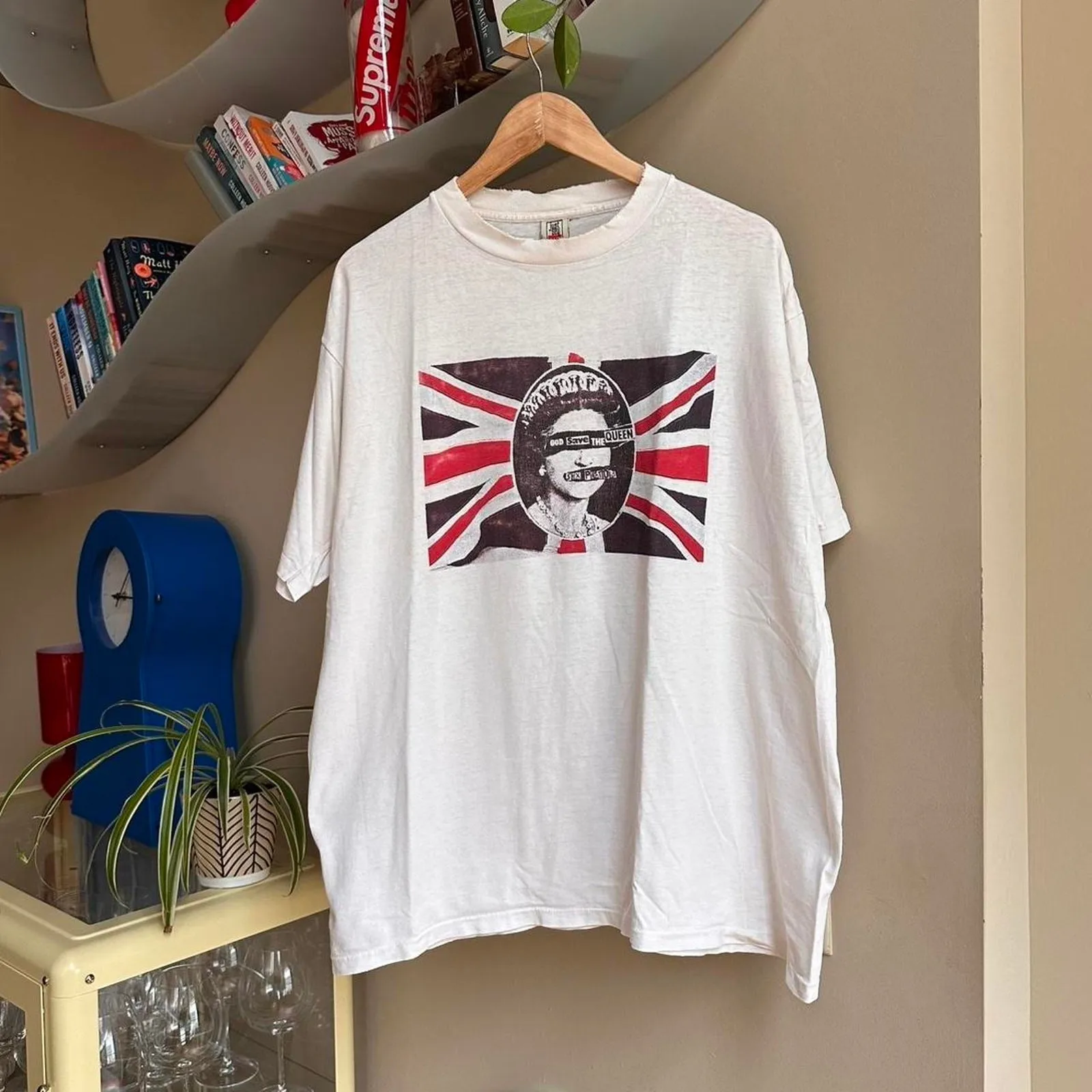 Винтажная рубашка Sex Pistols God Save The Queen, размер XL