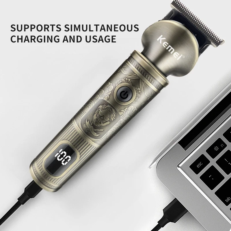 Kemei KM-1637 Personalized Hair Clipper Set Multi-function LCD Display Hair Clipper Beauty Set Hair Clipper Set