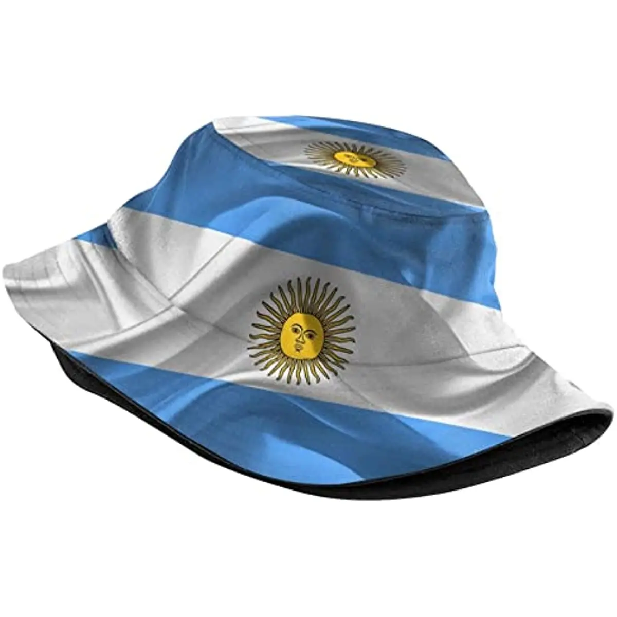 Cute Argentina Flag Bucket Hat Packable Argentine Fisherman Hat Summer Travel Beach Sun Hat Outdoor Hat for Men Women