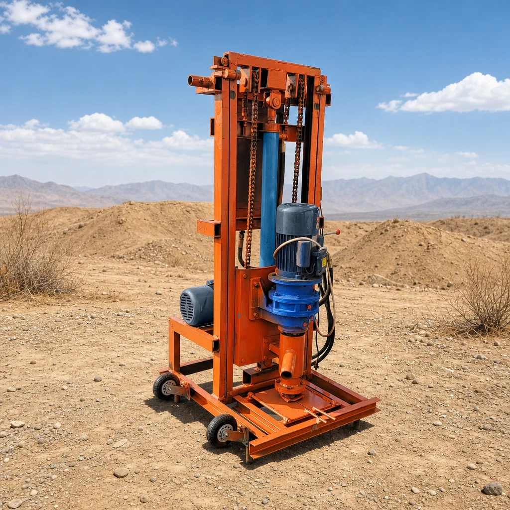Customized Handheld Model Water Well Drilling Rig 100m Hydraulic System One Person Operation for Orchard Irrigation