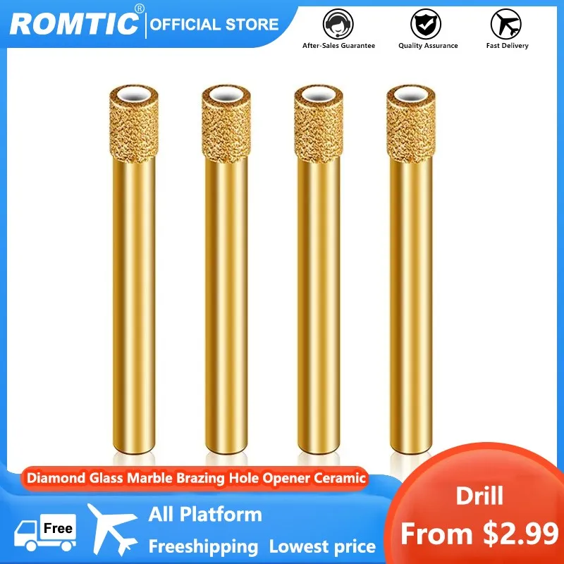 ROMTIC Diamond Glass Marble Brazing Hole Opener Full Ceramic Tile Punching Upgrade Brazing Process Special Drilling Tools