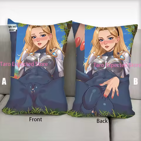 Dakimakura Anime Pillowcase Luxanna Crownguard Nsfw Half Body Cartoon Pillow Case Double Side Print Gifts