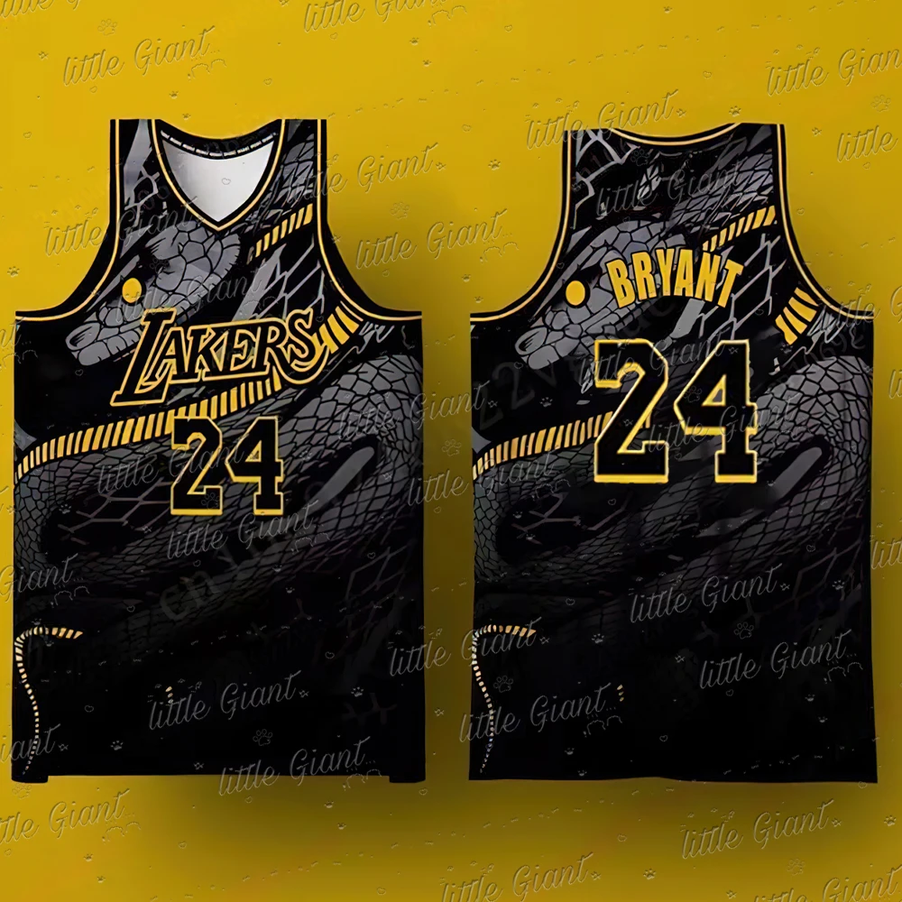 2024 Baby Clothing New Arrivals Usa Basketball Jersey 24 Kobe Bryant Oversized Men's T-Shirts Kids/Adults Universal Size Tops