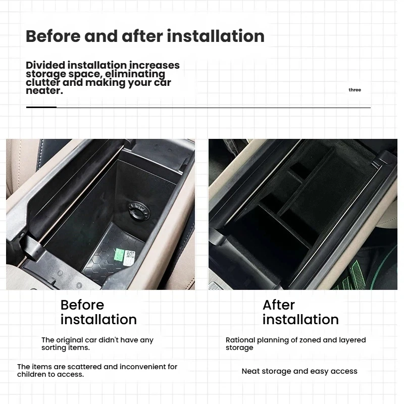 Suitable for 2025 Chery Tiggo 8PLUS central control armrest box storage box to store automotive supplies
