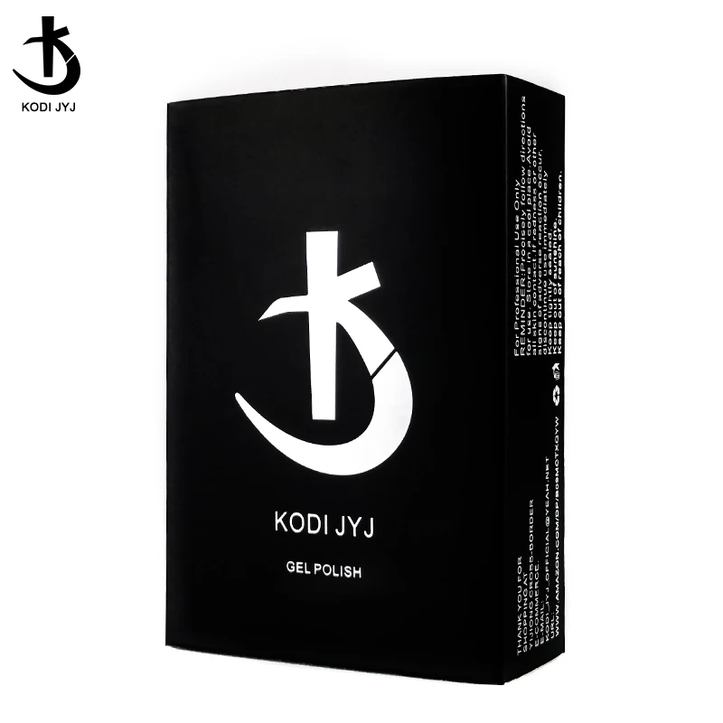 KODI JYJ-Juego de esmalte de uñas de Gel Base de goma, capa superior semipermanente y capa Base, Gellac led uv, superbrillante, sin parte superior pegajosa, nueva actualización