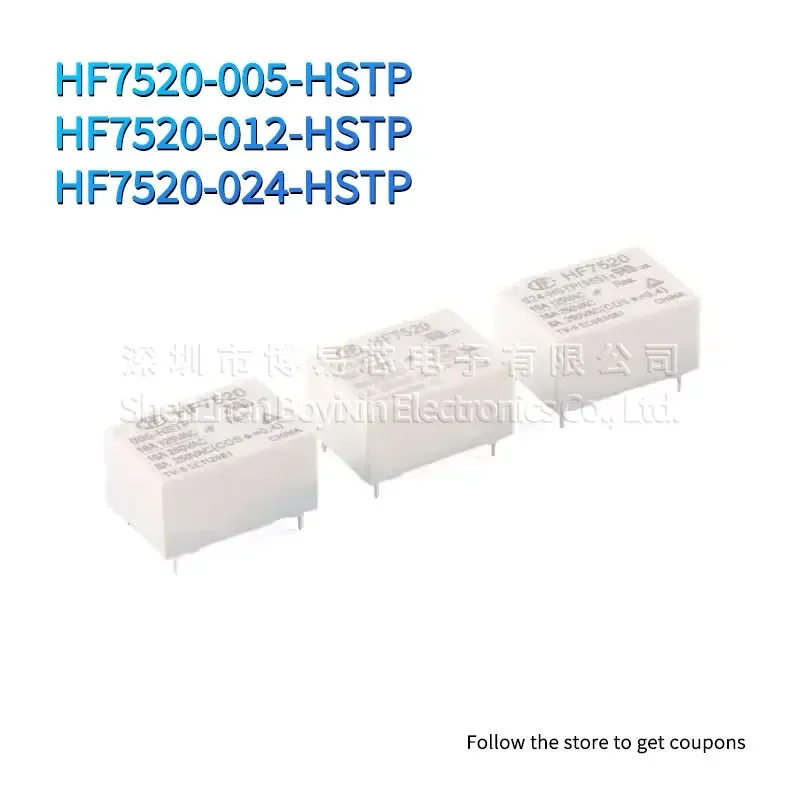 

HF7520-005-HSTP HF7520-012-HSTP HF7520-024-HSTP 5/12/24VDC Standard version