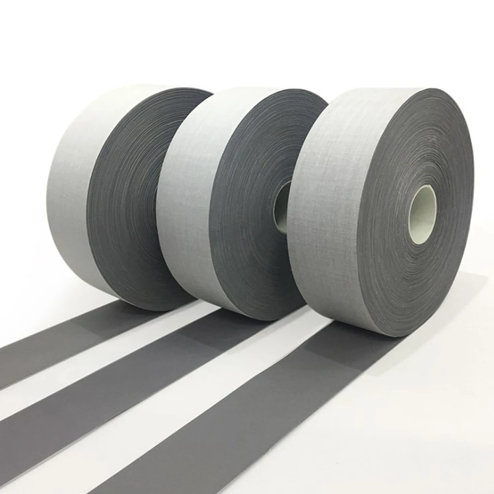 Width 5cm Highlight Sew On Reflective Tape For Chothing Safety Fabric Webbing Trim Strip