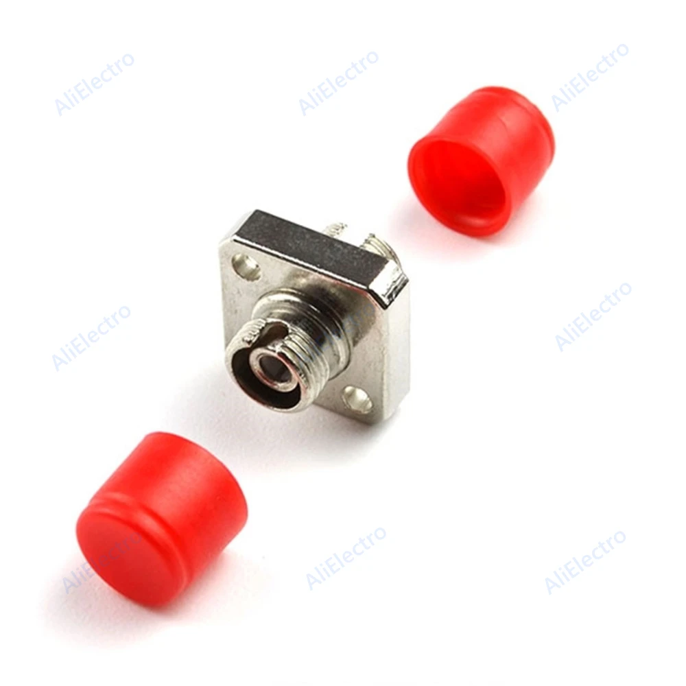 200PCS/lot FC PC/UPC/APC Fiber Optical Adapter metal type FC-FC SX Single mode Red adaptor free shipping