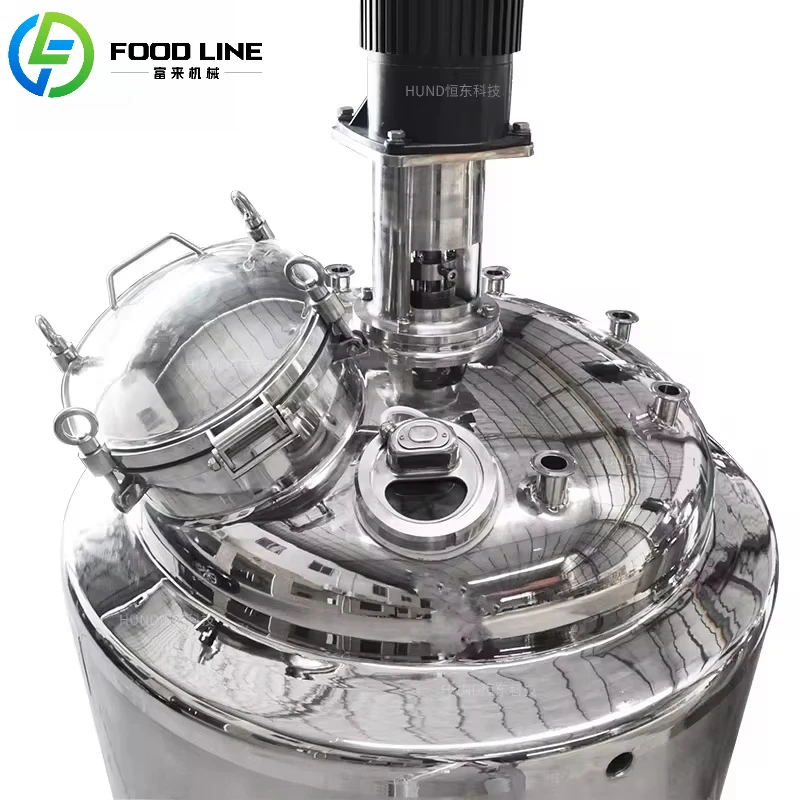 Fermentation Tank Organic Fertilizer Commercial Yogurt Beer Wine Fruit Juice Syrup Jam Guar Gum Making Machine