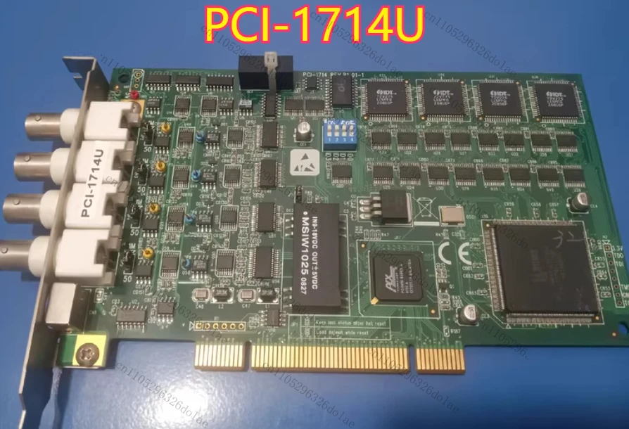 PCI-1714U Data Acquisition Card 4-Channel Synchronous Analog Input Card Converter Test OK