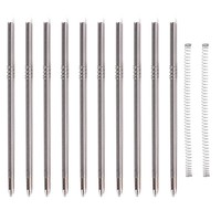 Pure Titanium Mini Bolt Pen EDC Portable Keychain Pen Travel Metal Ballpoint Pen 5/10Pcs Replace pen refills
