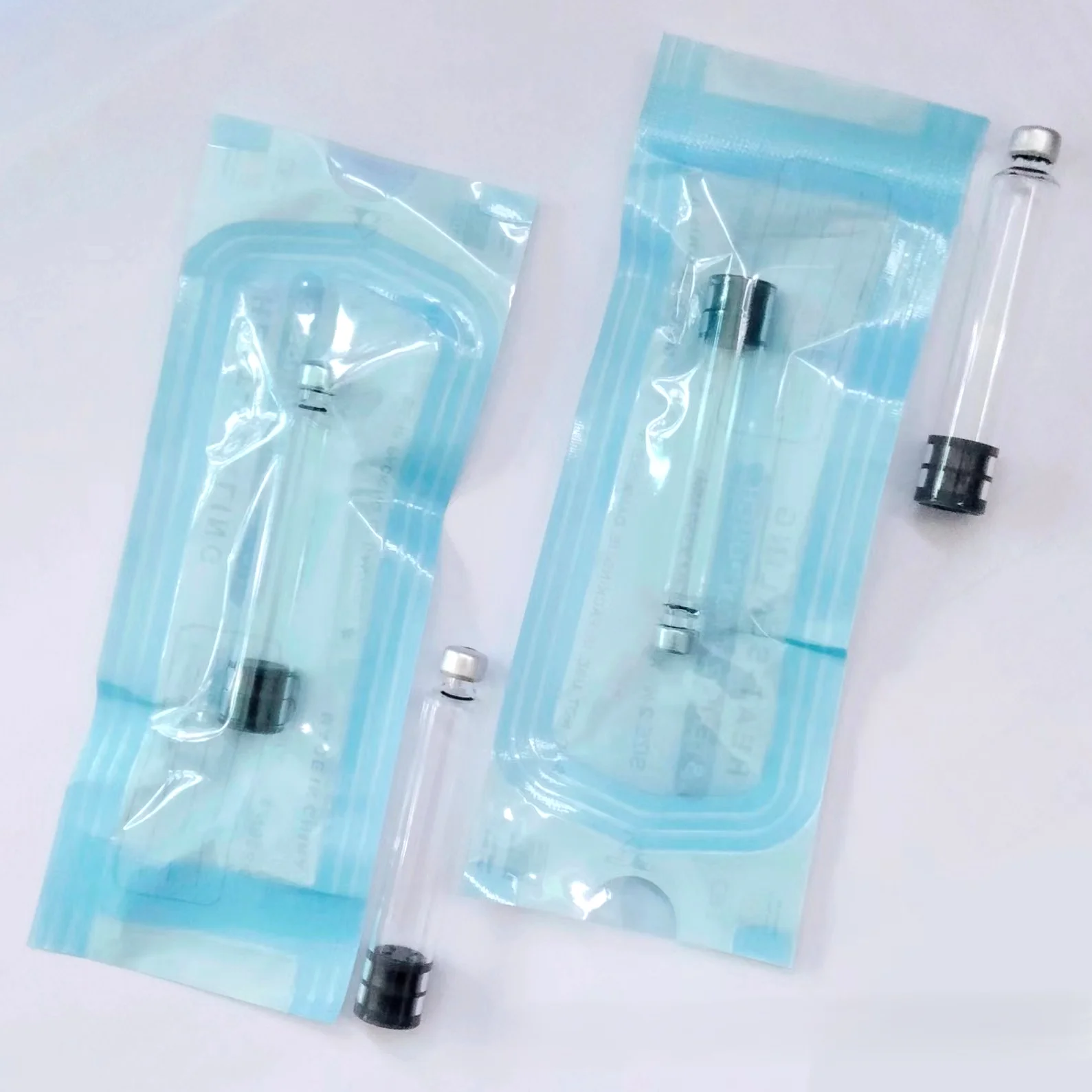 50/100Pcs 3ml Glass Cartridge, Sterile Individually Wrapped Vial Compatible with V1 V2 V4Pen & Insulin Pen for Subcutaneous Care