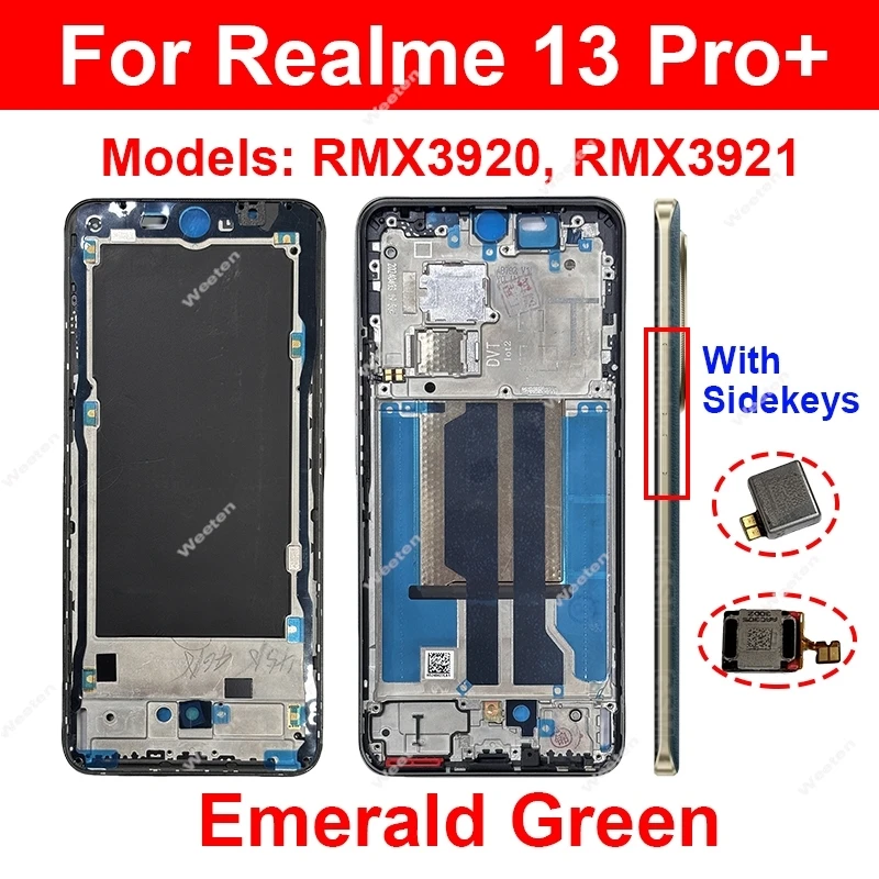 

For Realme 13 Pro Plus 14 Pro Plus 13Pro 14Pro 14X 5G Middle Housing Middle Housing Frame Front LCD Frame Cover Repair Parts