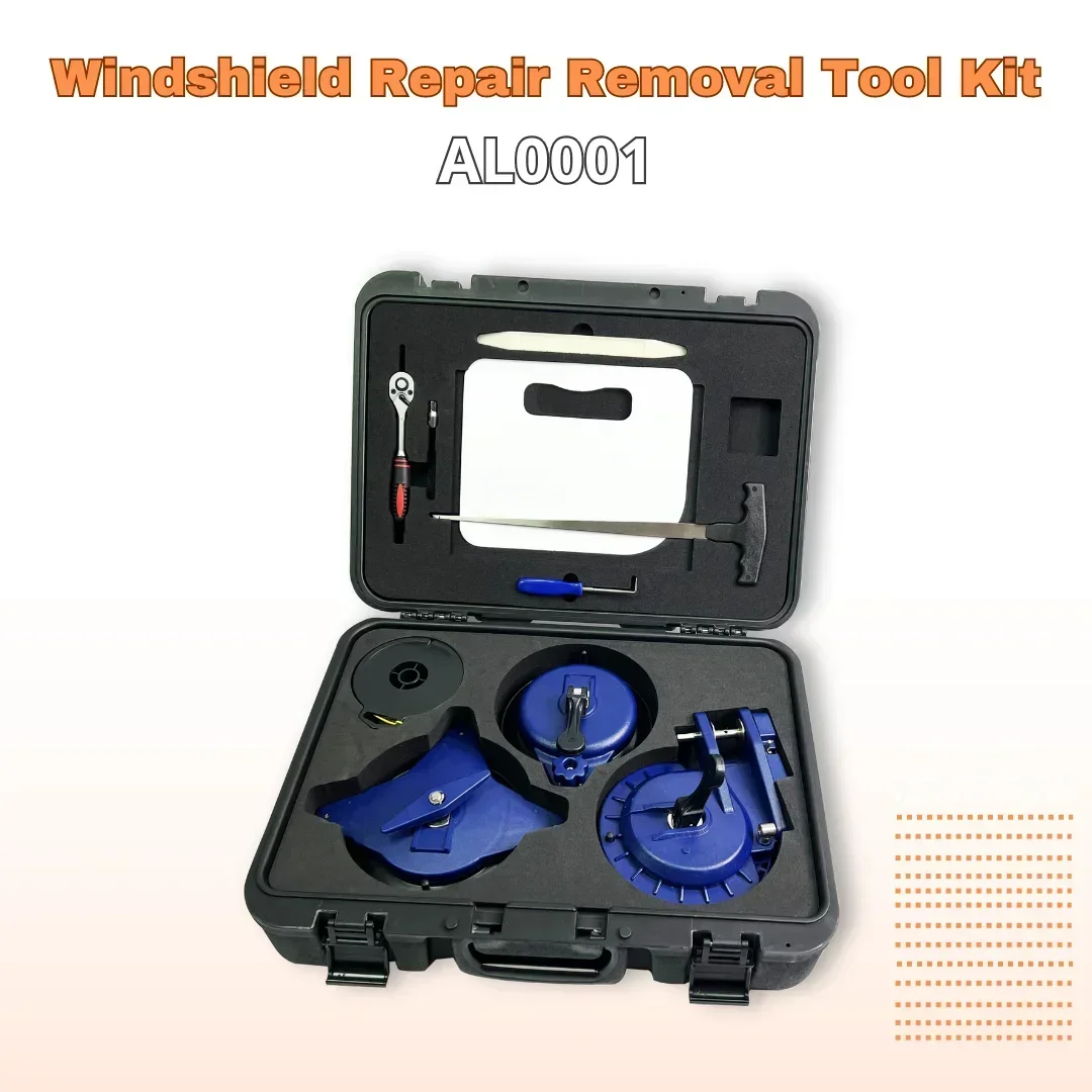 AllSupply Taiwan Vehicle Tools Auto Repair 9PCS Car Cord Windshield Repair Removal Tool Kit