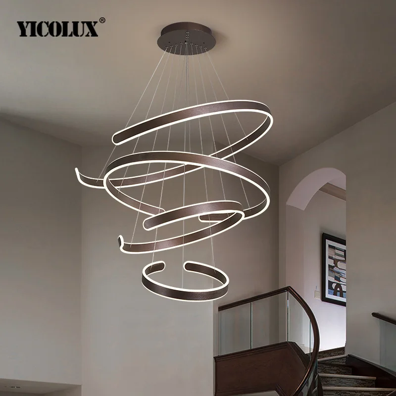 

Modern Chandelier LED Minimalist Hanging Lamp Luxury Home Pendant Light for Living Room BedRoom Restaurant Home Decor C Shaped