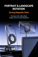 Magnetic car mobile phone holder, vacuum adsorption center console, anti-shake suction cup, special folding portable shelf for navigation 4
