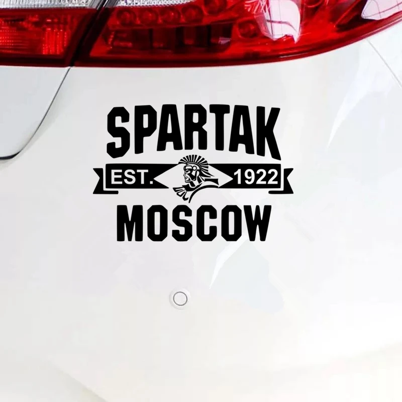 YUIN Funny Spartak Moscow Car Sticker Personality Cars Accessory PVC Body Window Decoration Decal Waterproof Anti-UV Stickers