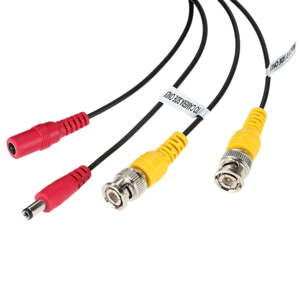 1 Piece Extension BNC Cable DC Coaxial Connector Security CCTV BNC Cable 5M/10M/20M AHD Camera Cable