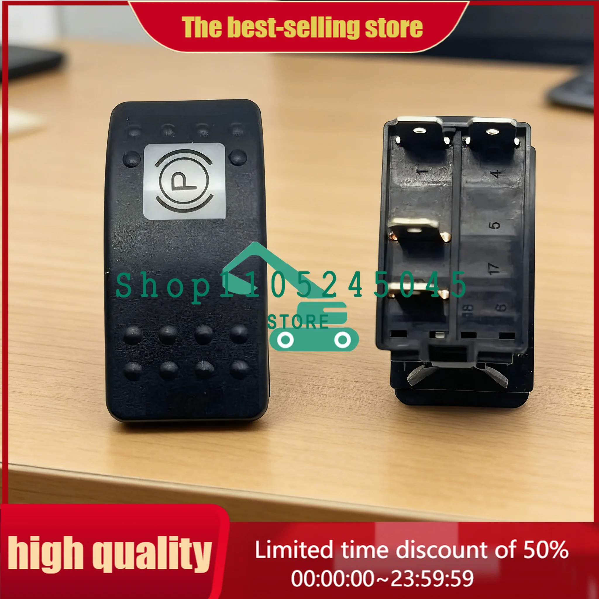 Rocker Switch Brake Preheat Wiper Lock for Parts 142-9320 214-4718 214-4722 548-4391 214-4709 214-4716 190-8478