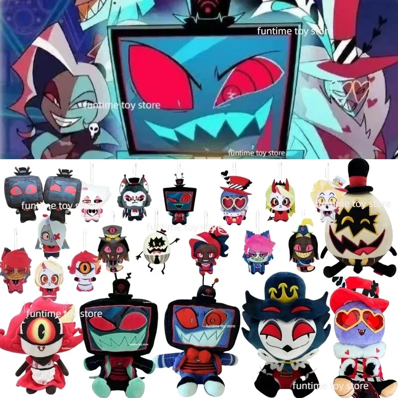 

Новый Hazbined Hotel Plush Cute Walkers Vox TV Подвеска Плюшевая чрезвычайно Evil Boss Товары Кукла Hell Inn Клоун Мягкая игрушка Подарки