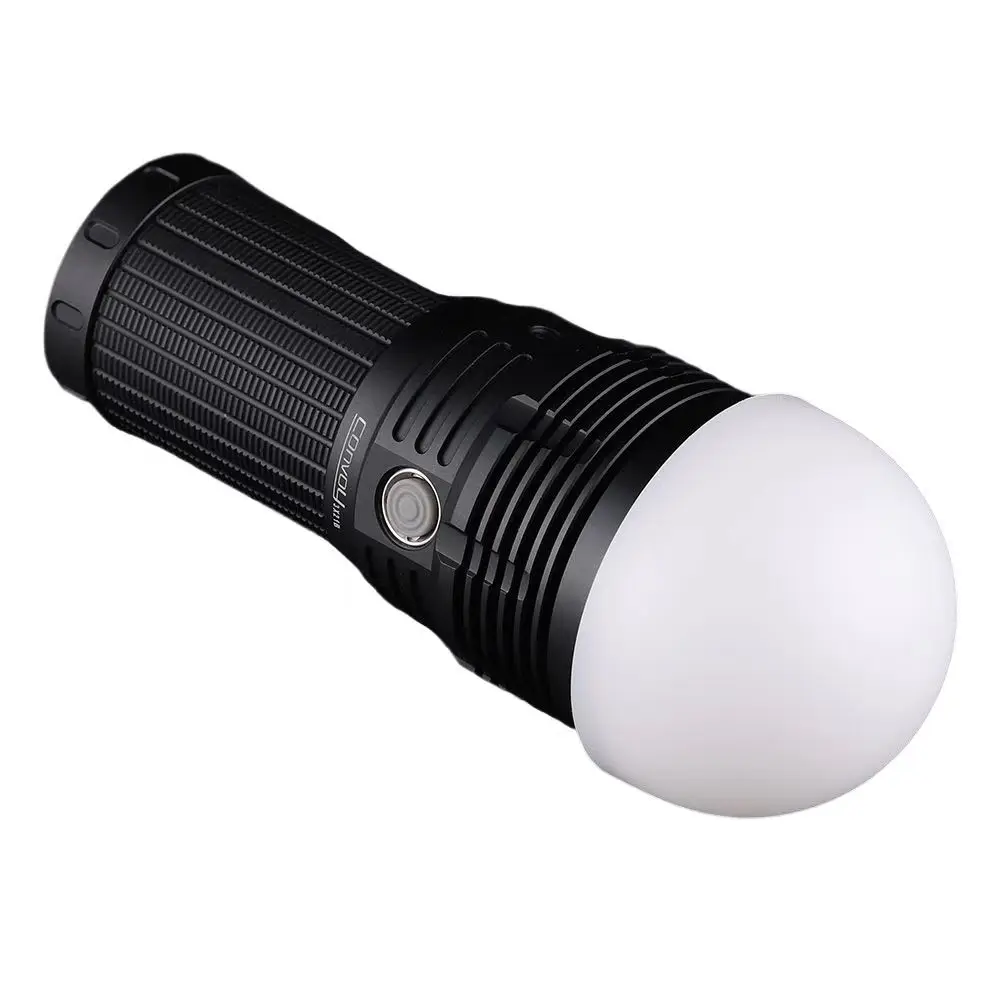 Convoy Flashlight White Diffuser  for 4X18A 3X21A 3X21B Led Linterna Flash Light Torch for Reading Fishing Camping Work Light