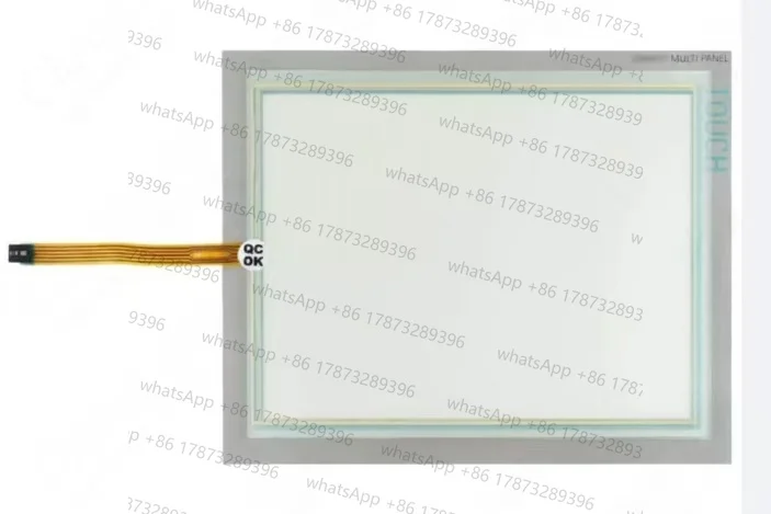 

Touch Screen Panel Glass Digitizer for AMT 0283900B 1071.0043 A094100243 MP377-15 Touch Panel with Overlay (protective film)