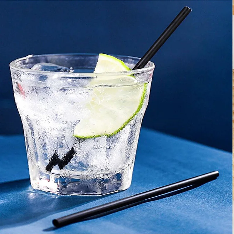 شفاطات عصير ملفوفة بشكل فردي - شفاطات شاي فقاعات رفيعة للعصائر والبوبا والمشروبات وشفاطات ورقية قابلة للتحلل البيولوجي