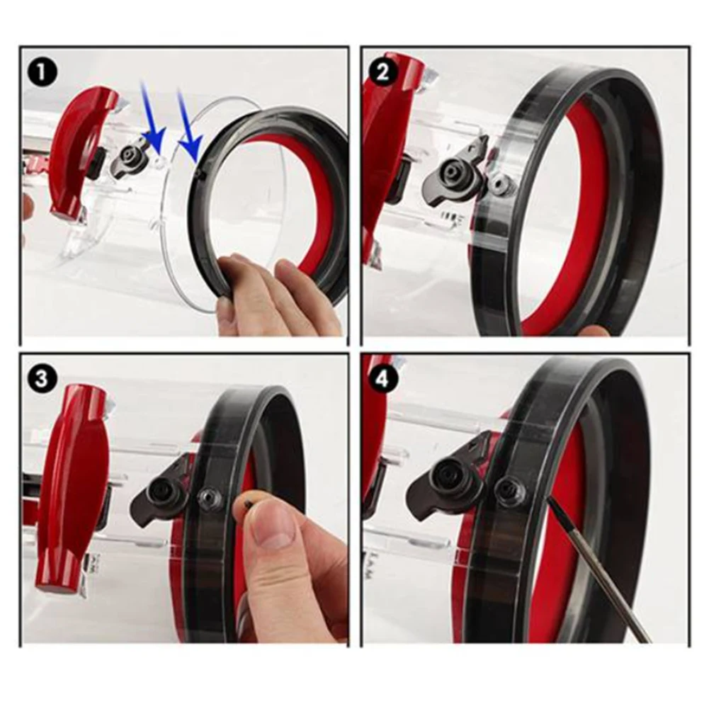 Anillo de sellado fijo superior para aspiradora Dyson V11 SV14 SV15, Cubo de polvo, caja de basura, piezas de fijación de repuesto