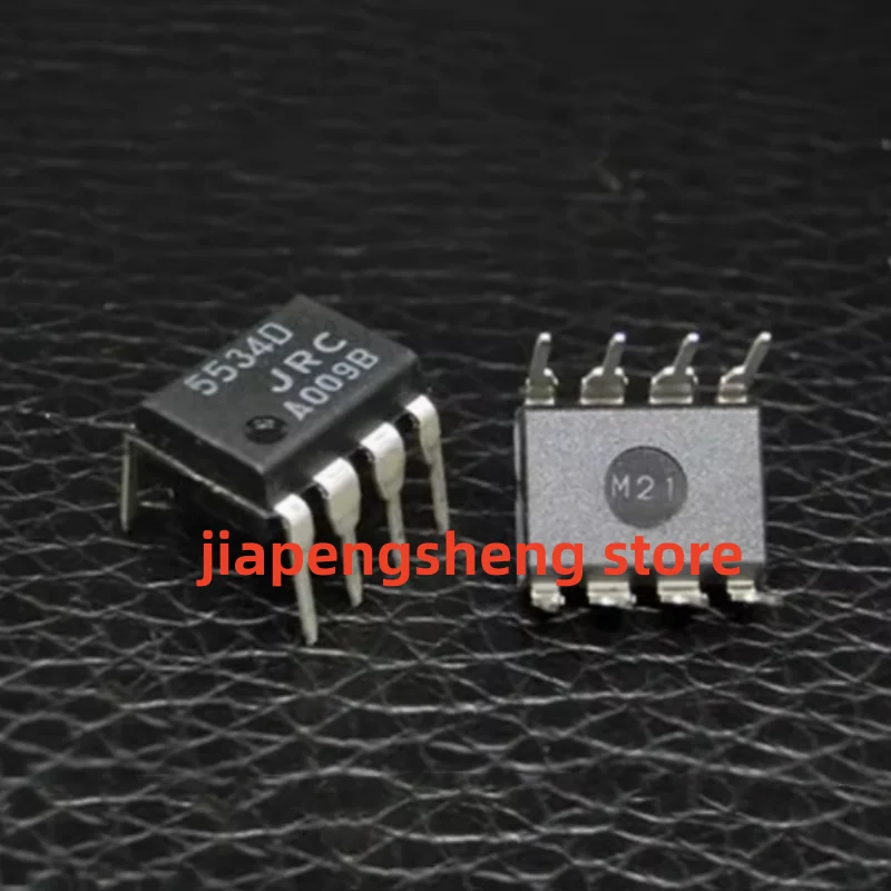 Hochleistungs-Einzel-Operationsverstärker-Chip, integriert in DIP-8, neu, original, authentisch, JRC5534D, NJM5534D, 5 Stück