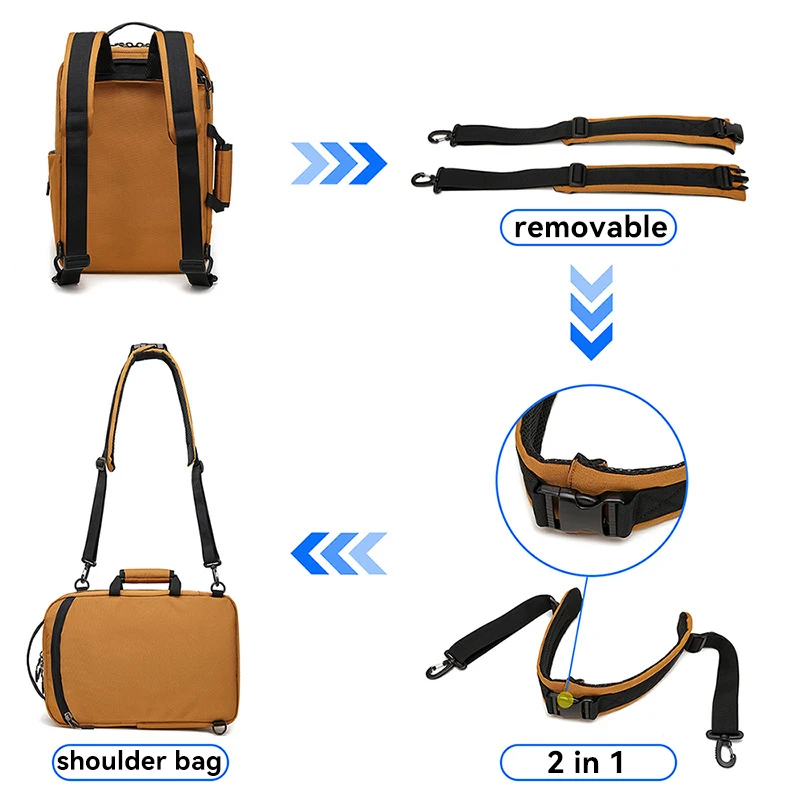 Mochila de ocio impermeable para hombre y mujer, bolso multifuncional para ordenador portátil de 15,6 pulgadas, bolso de hombro a la moda para estudiantes, niños y niñas