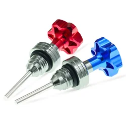 1pc Oil Dipstick Cap Plug For Scooter Motorcycle Engine Engine Crankcase Oil Level Gauge Universally Oil DipStick Filler Cap