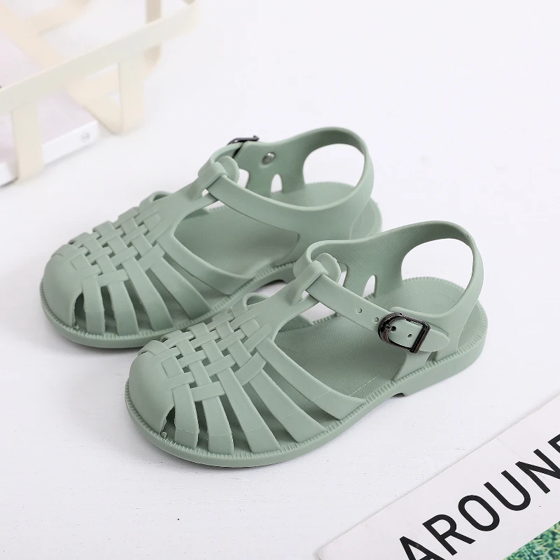 Childrens Shoe Soft Soled Sandals Summer Hollow Out New Baby Neutral Anti Slip Roman Beach Princess Shoe Breathable Girl Shoe