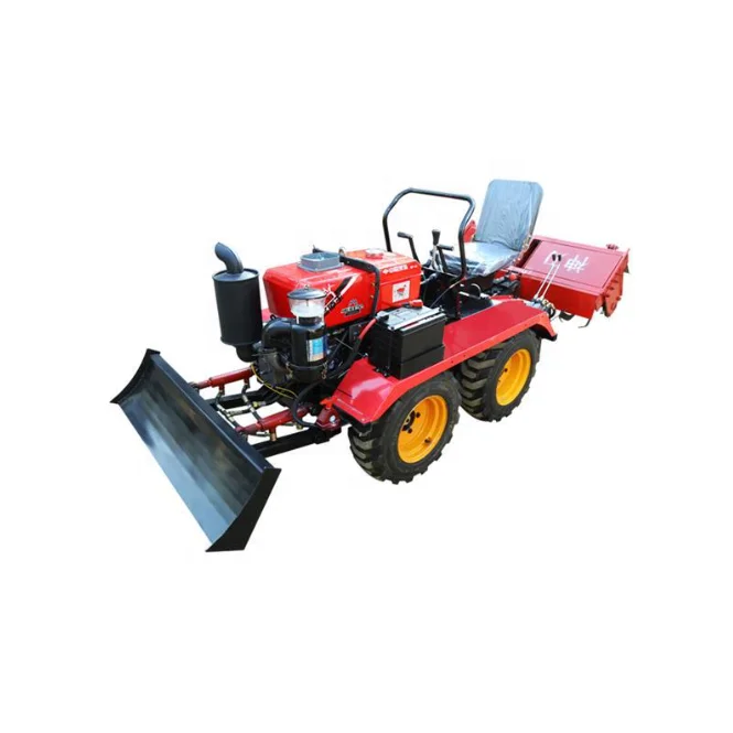 Bulldozer Equipment Remote Control Mini Crawler Cultivator