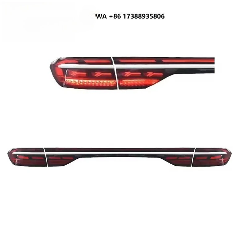 SJC Car Tail Light for A8 2018-2022 Modification With Middle Light Bar LED Style Taillight Rear Lamp