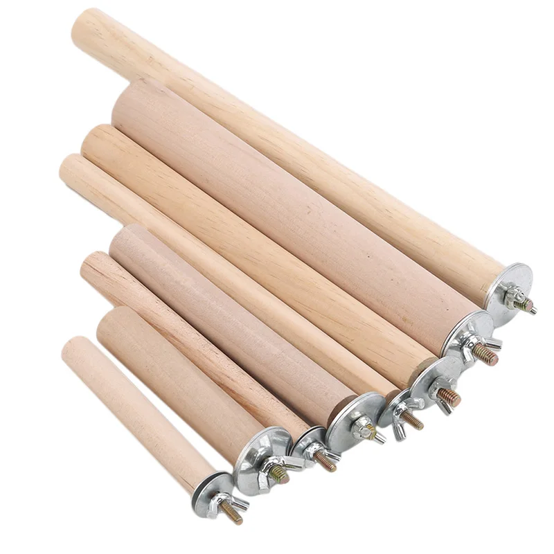 Wooden Parrot Perch Stand 6