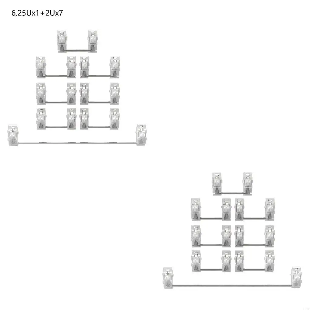 462E POM Stabilizers Set for Mechanical Keyboards Enhances Speed and Accuracy