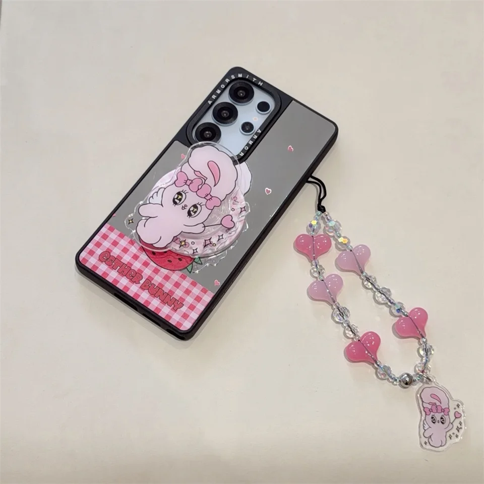 Kawaii Esther Bunny Magnetic Phone Case for Samsung Galaxy S24