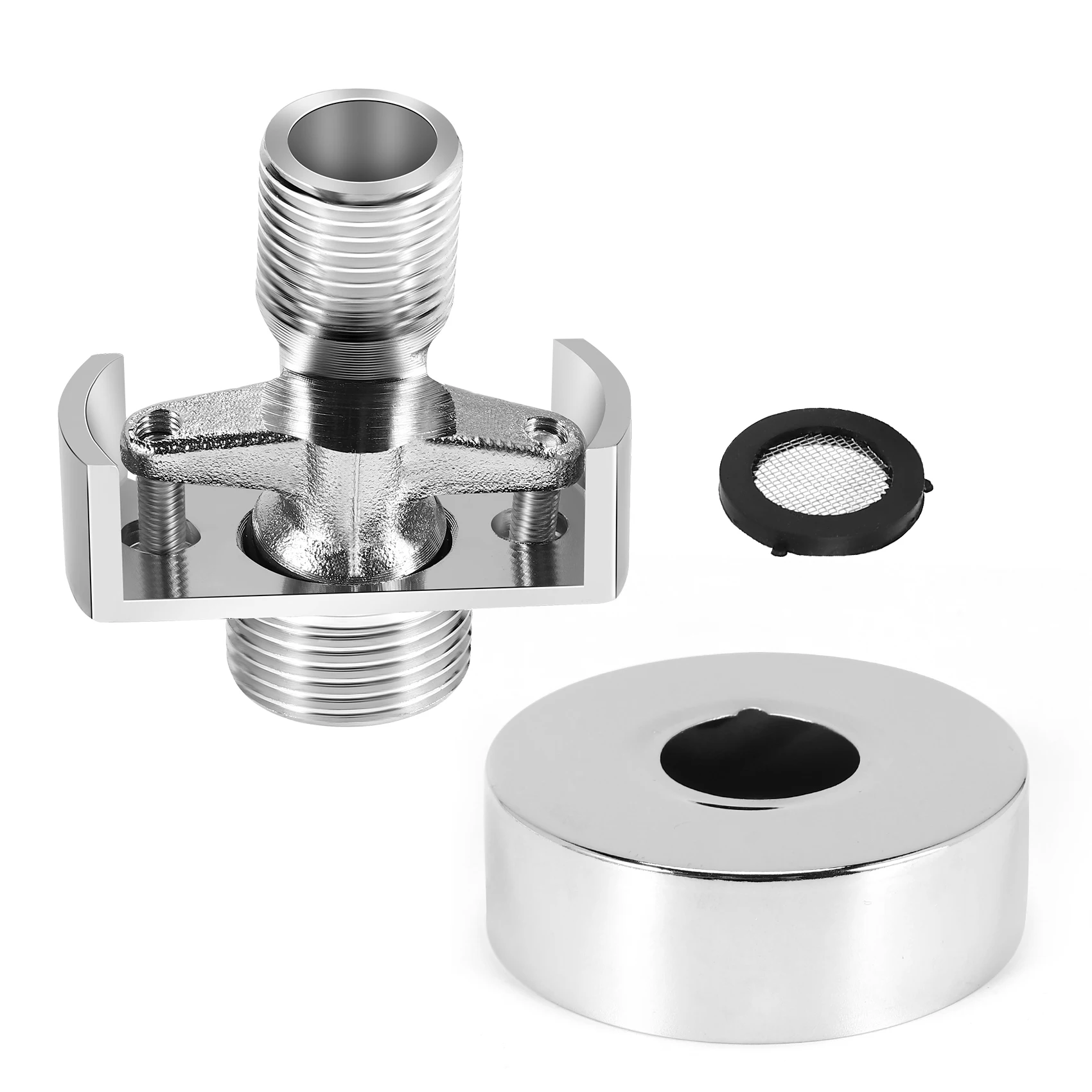 A008 Adjusting The Angle Of Intake Pipe Copper Shower Head Angled Curved Foot Eccentric Screw Corner Faucet Accessor