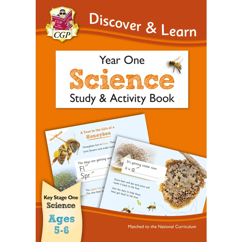 

KS1 Discover Learn Science Study Activity Book Year 1 CGP BOOKS Coordination Group Publications 9781782944768 Book