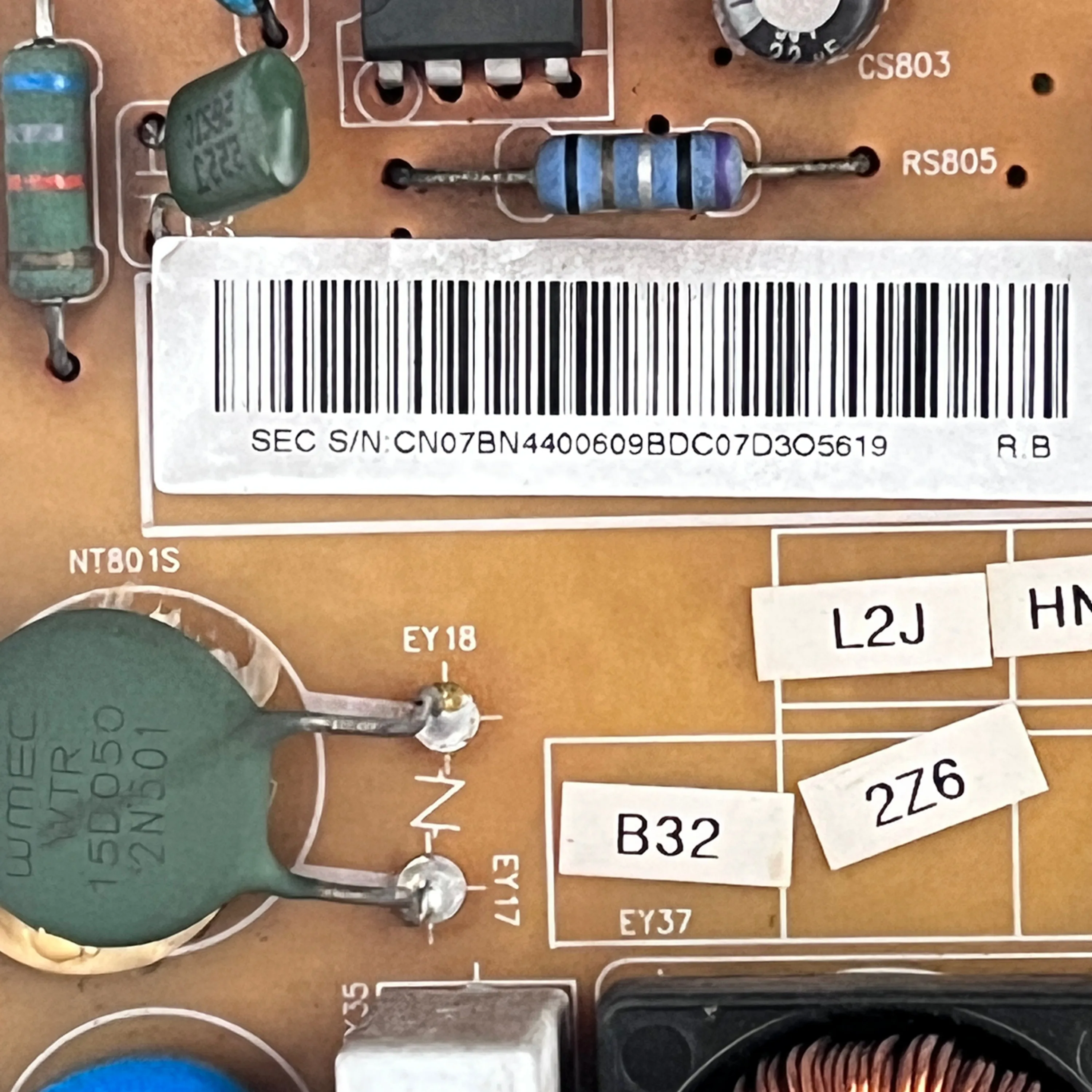Authentic Original TV Power Board BN44-00610B = BN44-00609A = BN44-00611B Working Properly And Is For LCD TV HG40NB670FFXZA Part
