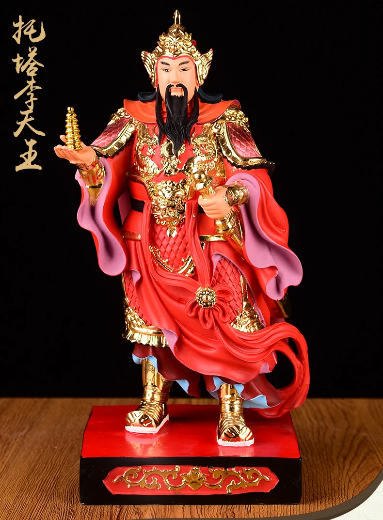 الجملة بوذا الطاوية توو تا لي تيان وانغ الله الشكل آسيا حماية المنزل الازدهار المنزلي فنغ شوي تمثال ضريح #3