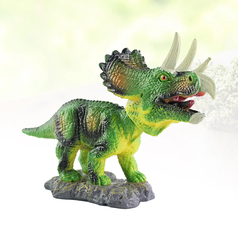 

Dinosaur Model Triceratops Model Decor Car Decor Shake Head Toy for Car Home Store Dinosaur Decor Car Dinosaur decor