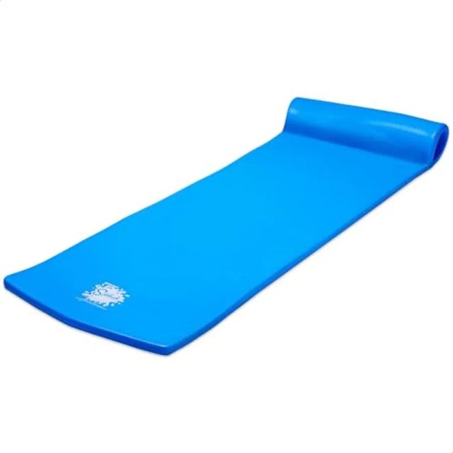 

Foam Swimming Pool Float for Relaxation, High-Density Foam, Blue, Extra-Thick 1.25 Design for Superior Buoyancy and Comfort