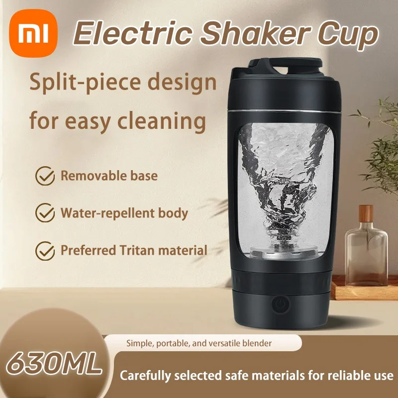 

Xiaomi Electric Automatic Blender Cup 630ml Smart Shaker with USB Rechargeable for Protein Coffee Milk Stirring Tritan BPA-Free