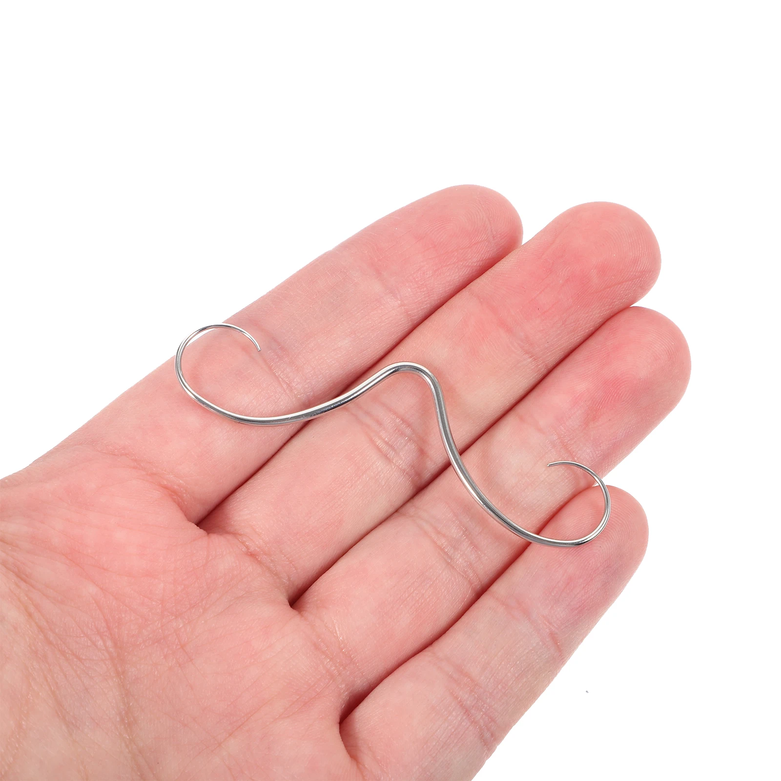 Schnurrbart Septum Körper Piercing Schmuck Metall Nasenring Bequeme Passform Stahl Nasenringe Langlebiger Glanz Schnurrbart Septum Ring