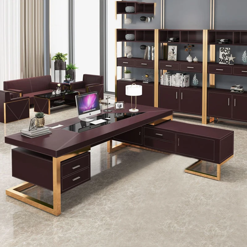 Office Desk Furniture Seating Workstation Table Accessories Computer Professional Multifunctional Tisch Organizer Workshop