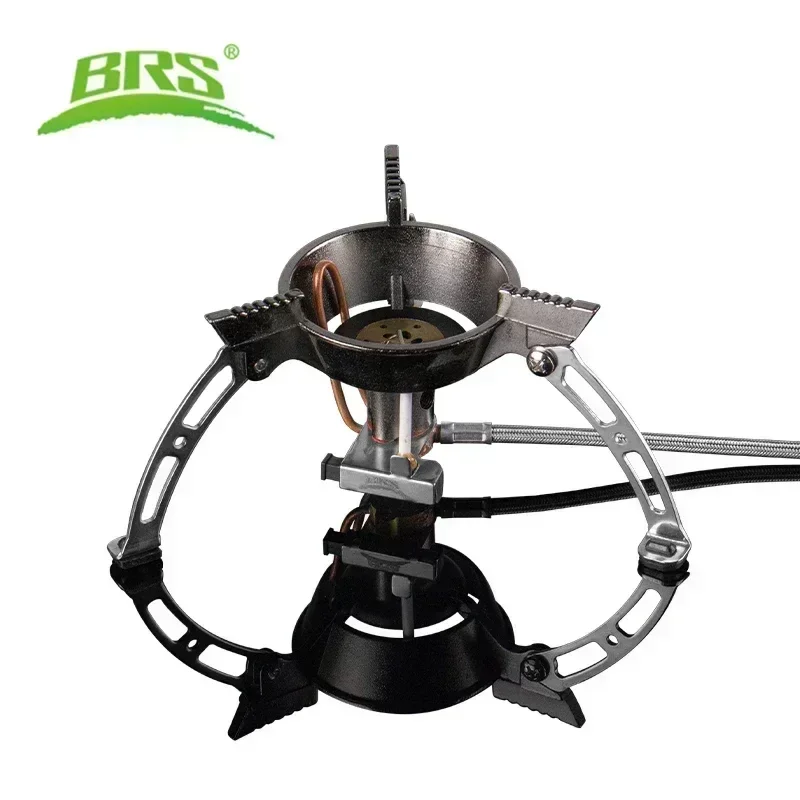 BRS-11 Nueva Estufa de Gas Ciclónica Portátil para Acampar al Aire Libre, Quemador de Butano Adecuado para Senderismo, Cocina, Viajes, Barbacoa, Supervivencia